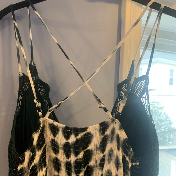 Boho blue tie dye dress, size large (fits 8-10) - Picture 11 of 16